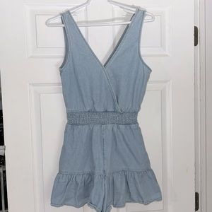 American Eagle AEO denim Jean Romper small